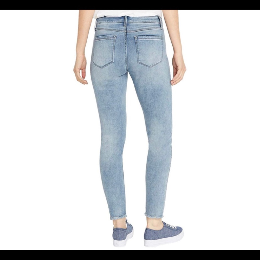 Buffalo David Bitton|14/34|Light Blue Jess Rip mad Repair Mid Rise Jeans - Picture 11 of 11